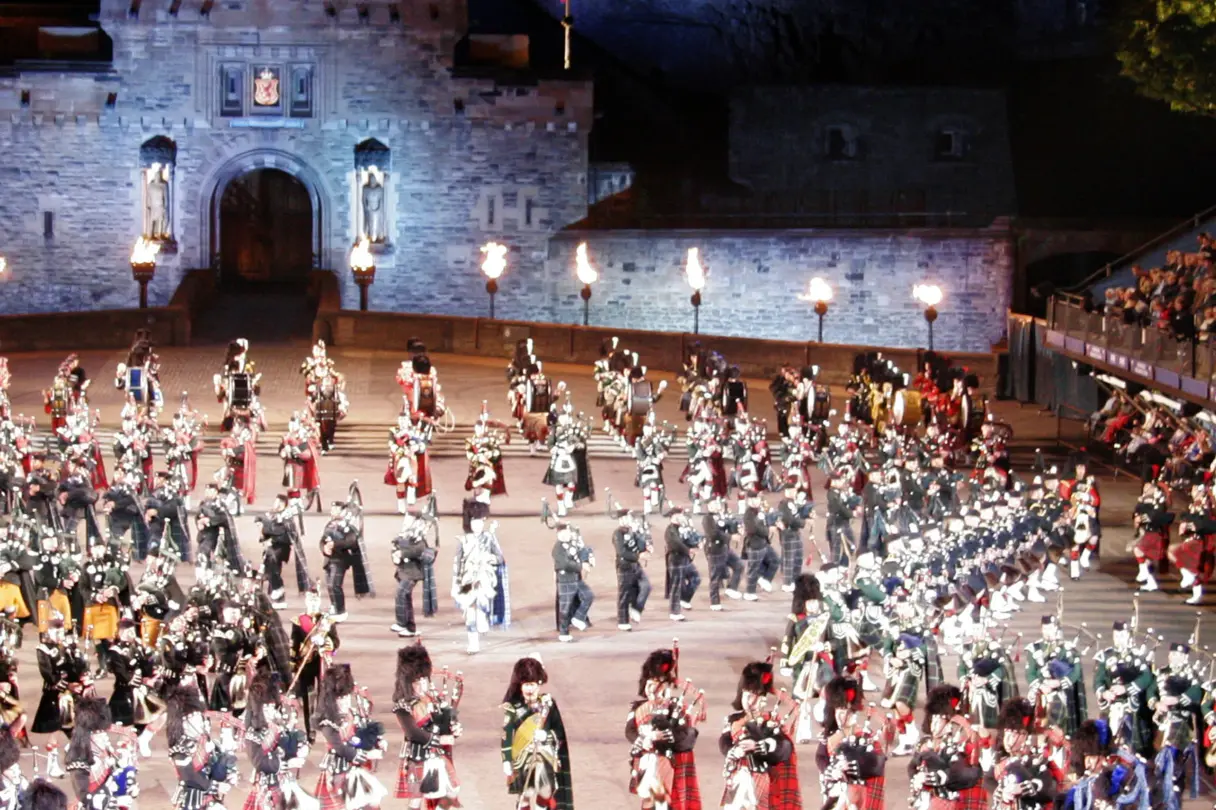 Edinburgh Military Tattoo Dudelsack Spieler