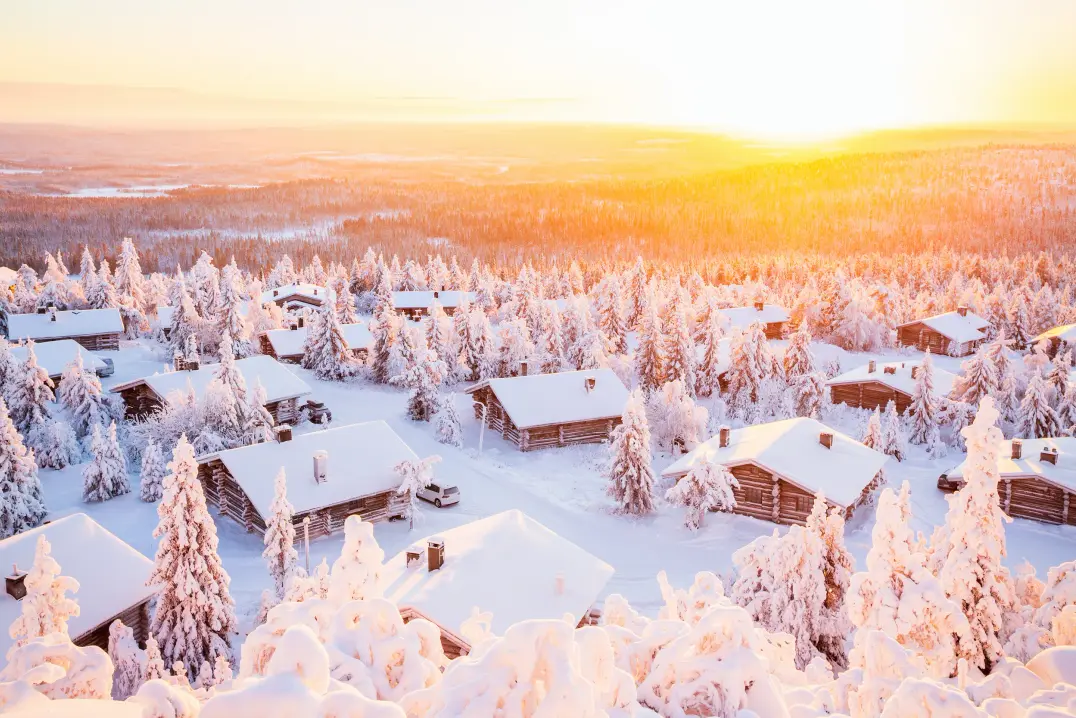 Winterurlaub im finnischen Kuusamo