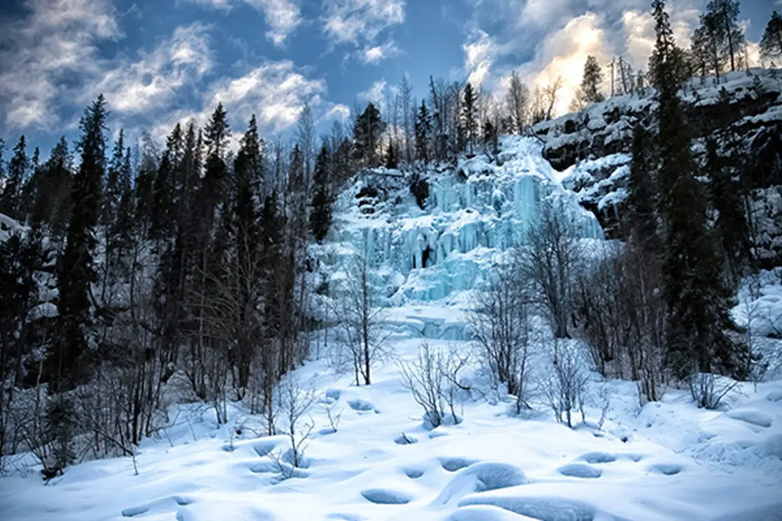 Kurouoma Canyon bei Iso-Syöte in Finnisch Lappland