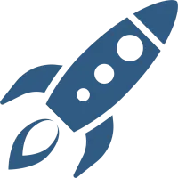 Rakete Start Icon