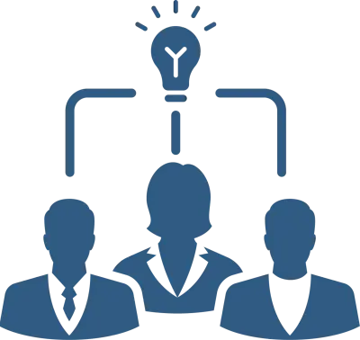 Icon Menschen Glühbirne