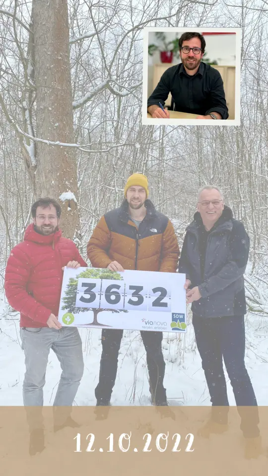 Baumpflanzen Aktion Beginn 2021