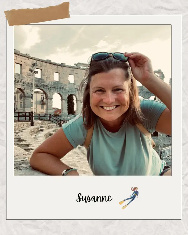 Susanne im Urlaub