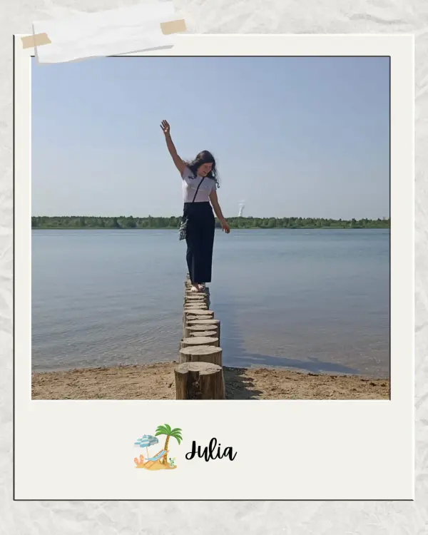 Julia im Urlaub