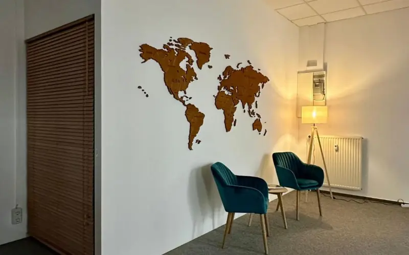 Unser Eingangsbereich im Büro in Weimar