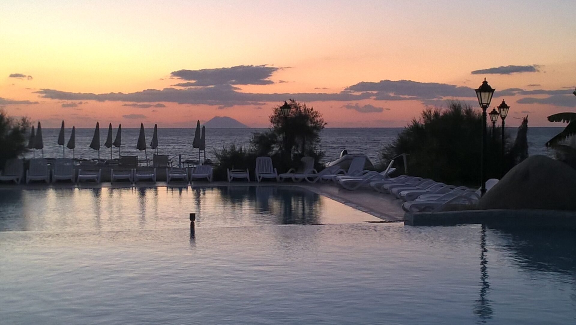 Kalabrien-Sonnenuntergang Hotel-Wolfgang Marx