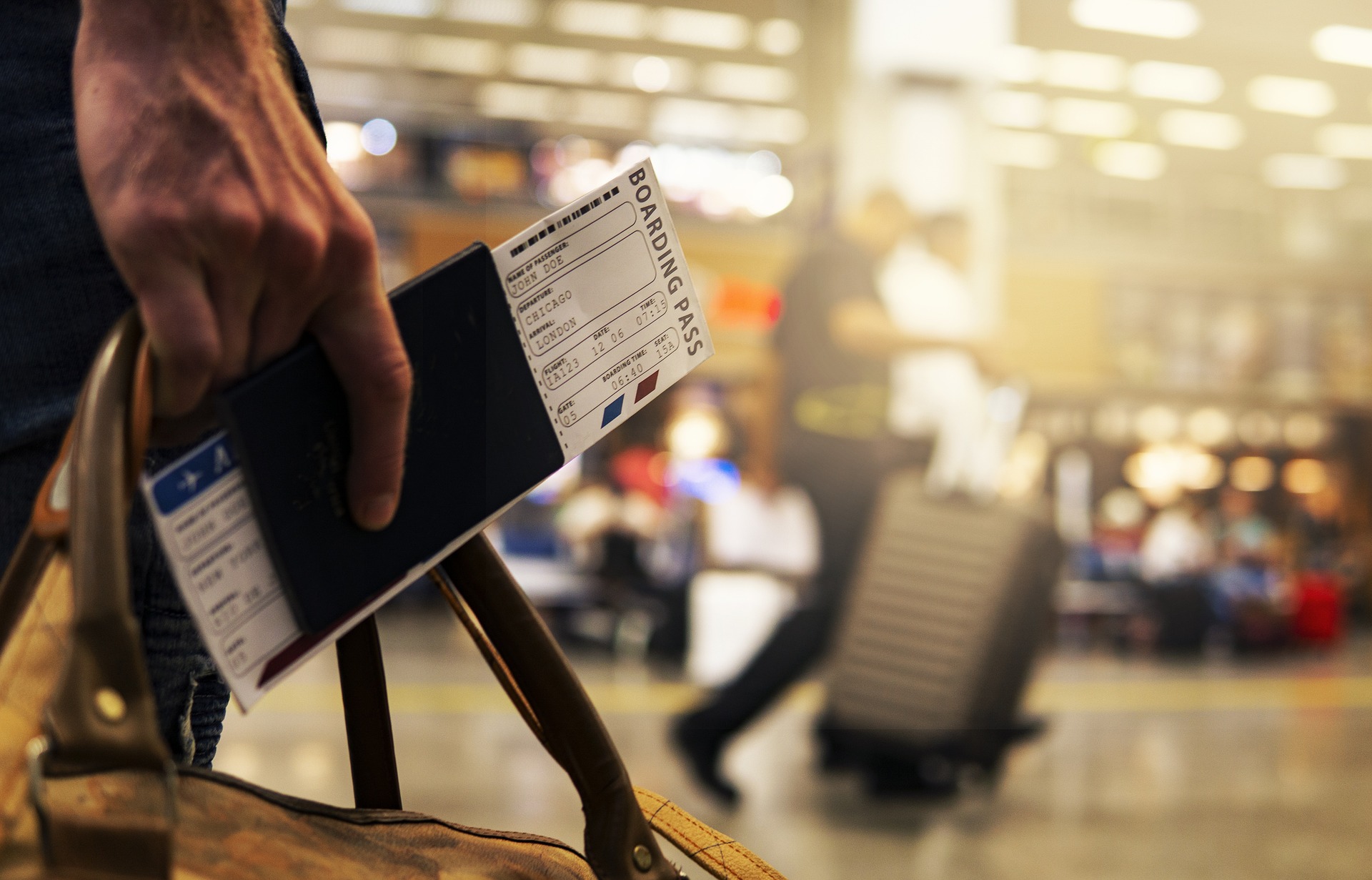 Flugreise Flughafen