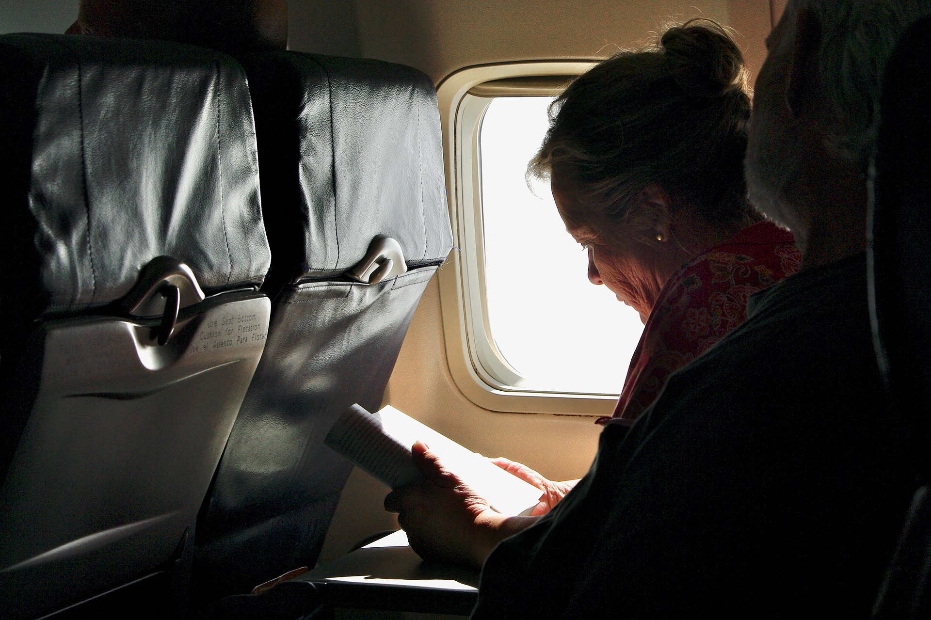 Flugzeug lesen