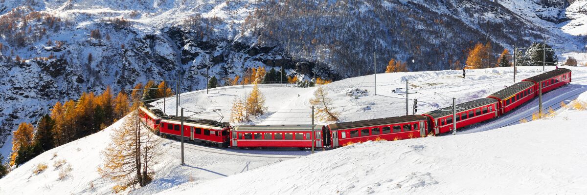 Meine Zugreise durch die Schweizer Alpen