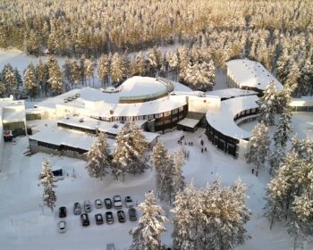 Luftansicht Hotel Kuusamon Tropiikki