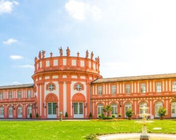 Blick auf Schloss Wiesbaden