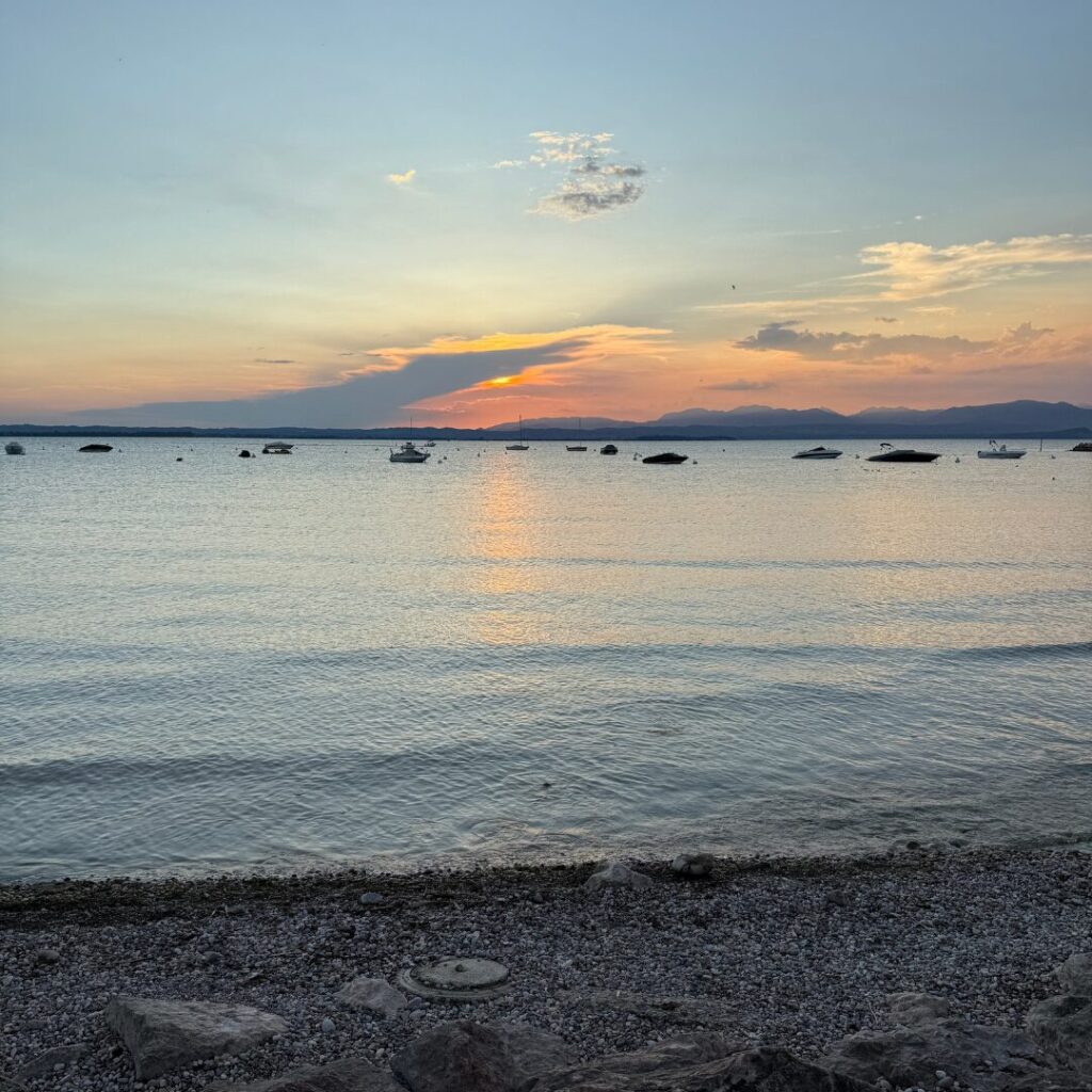 Sonnenuntergang am Gardasee