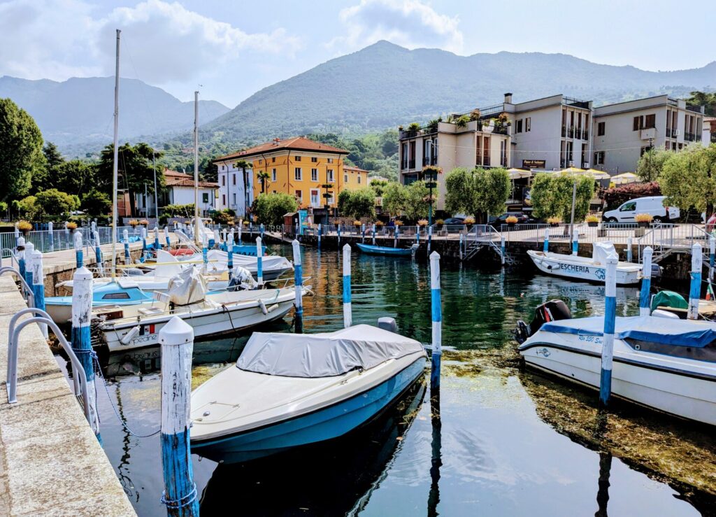 Iseo Hafen am Iseosee