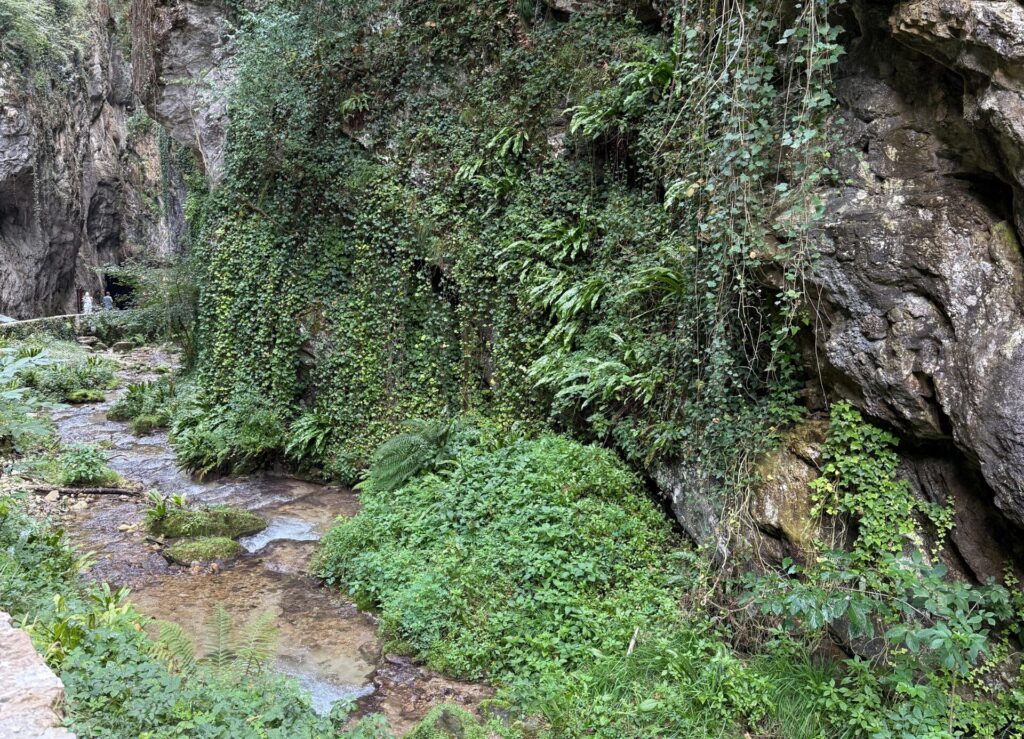 steile Felsen an der Bondstraße