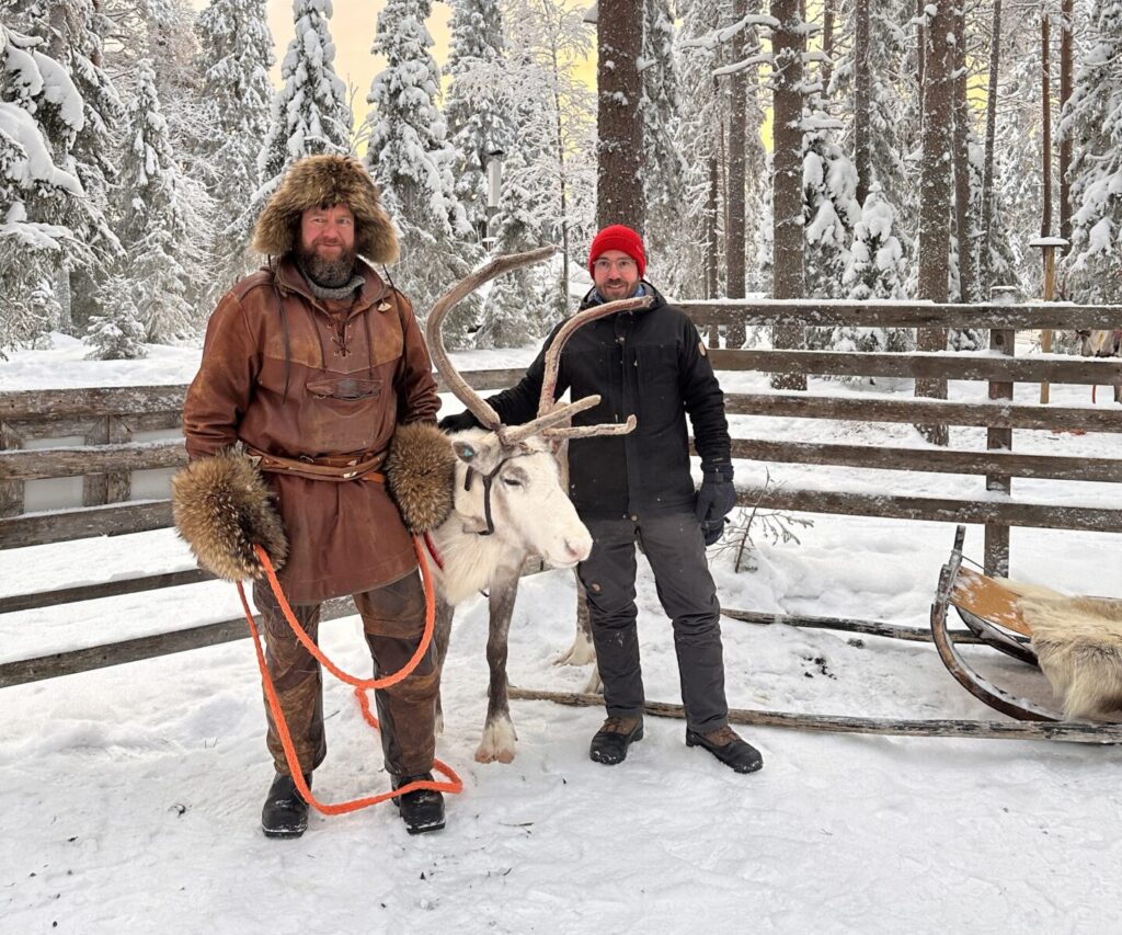 Thomas mit Mika von der Rentiefarm