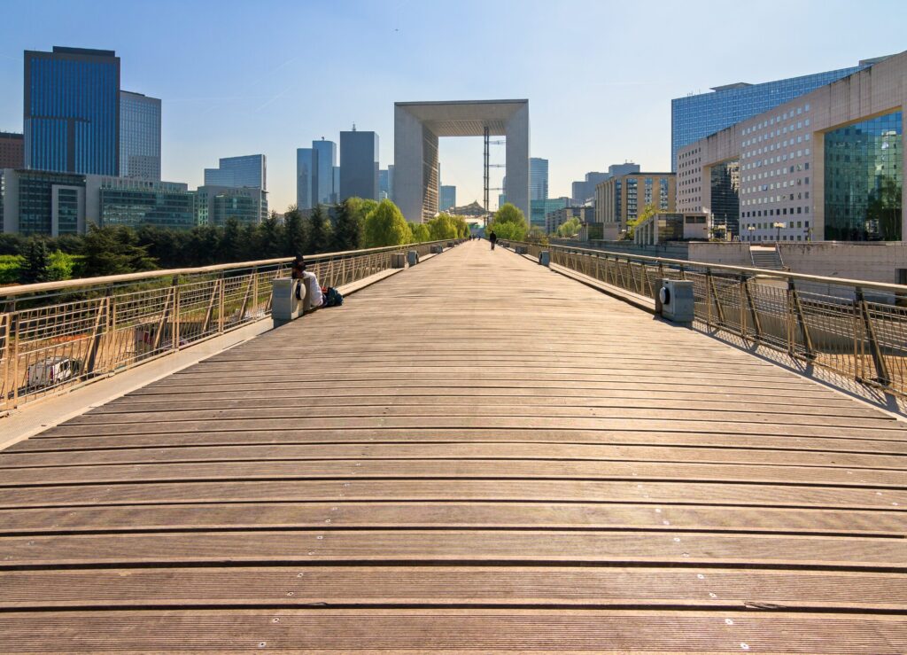 Blick auf La Defense