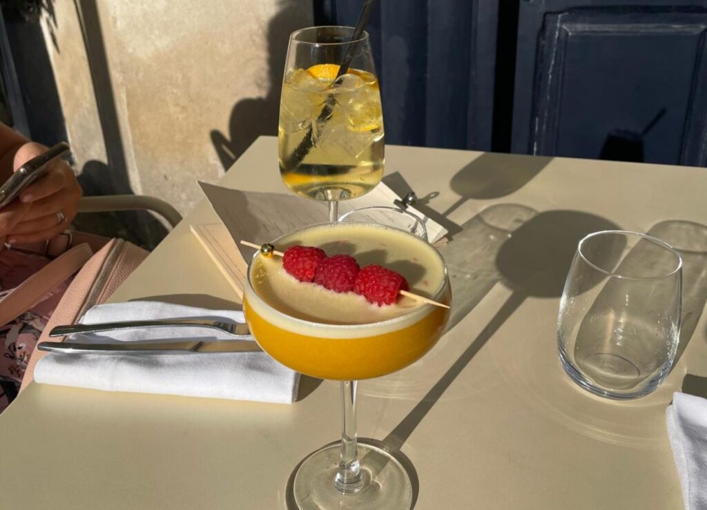 Getränke im Vous Restaurant