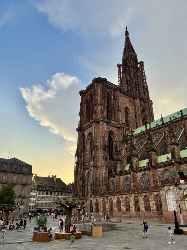 Müster Strassburg am Abend