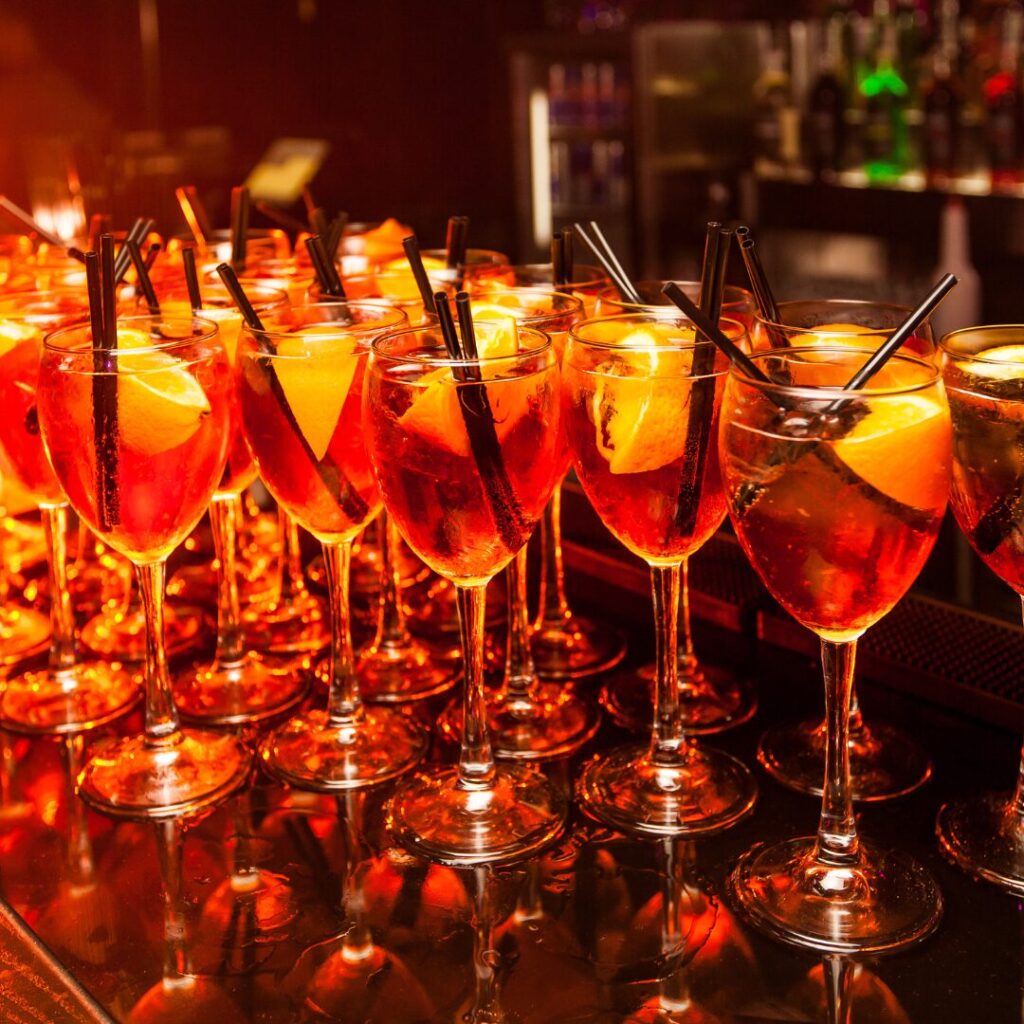 Cocktails und Drinks in der Scala in der Pause