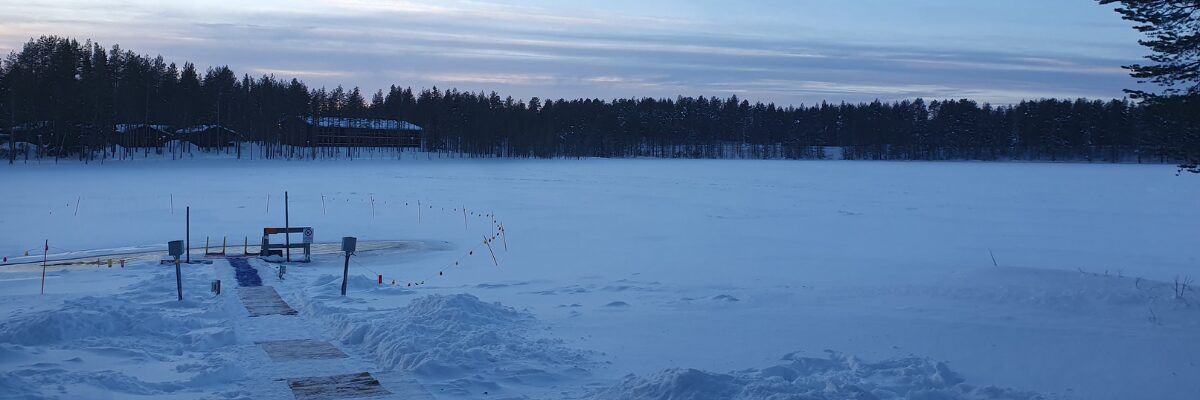 Lappland im Winter: Wärme und Kontrast