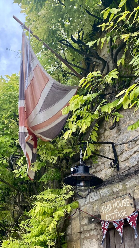 Union Jack am Haus