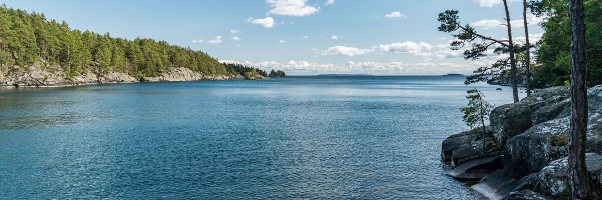 Vänernsee in Schweden im Sommer