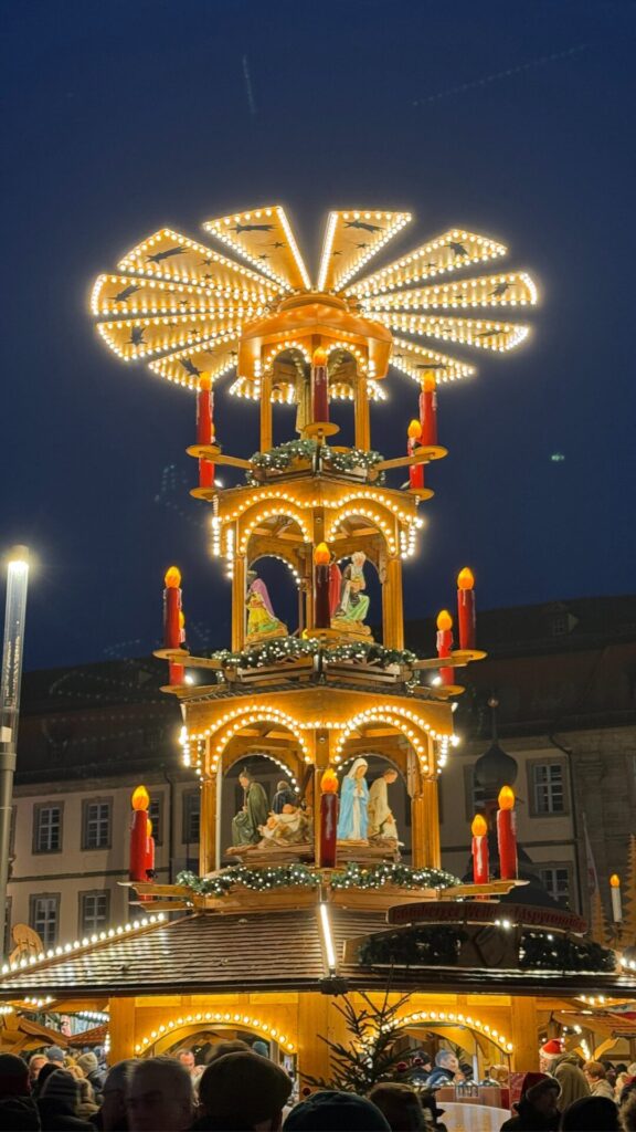 Pyramide Weihnachtsmarkt in Bamberg