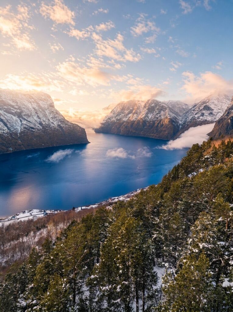 Geirangerfjord im Winter