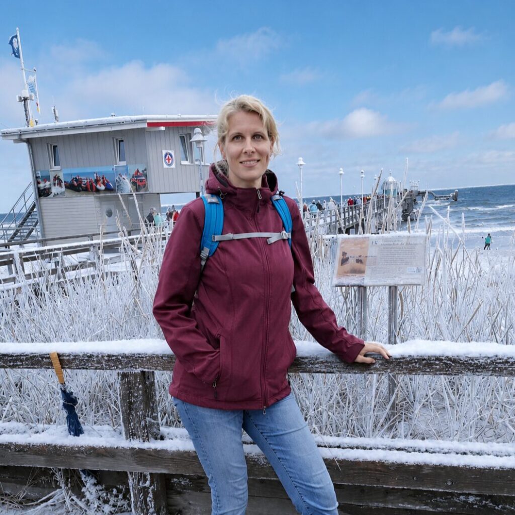 Sandra Ahlbecker Pier Winter Sonne